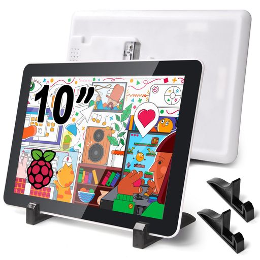 OSOYOO Raspberry Pi用 10.1インチ IPS DSI タッチスクリーンディスプレイ (800x1280, 広視野角170°, 強化ガラス6H, スタンド付) Raspberry Pi 5/4/3/2対応 Bookworm OSサポート
