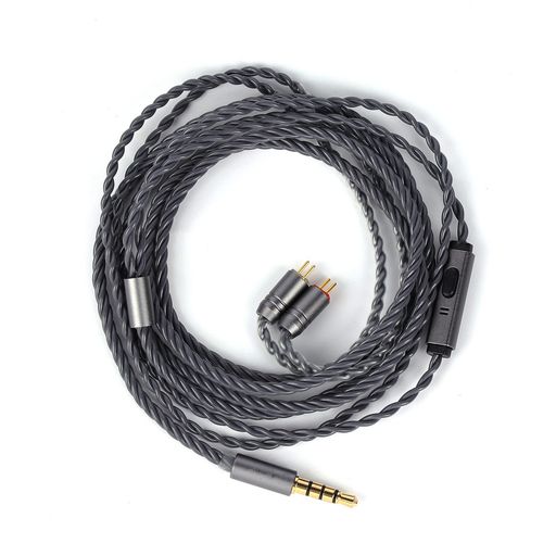 TRIPOWIN GRACEマイク付きアップグレードされた6N-OCC Litz 4コアHIFIイヤホンケーブル