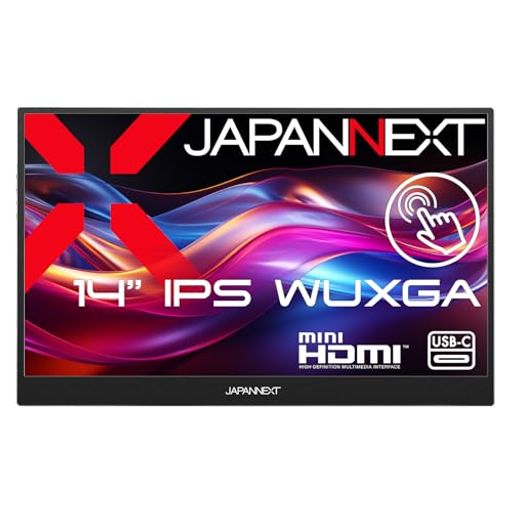 ビジネス 14インチのIPSパネルを搭載し、WUXGA(1920x1200)解像度に対応したモバイルディスプレイです。WUXGA(1920x1200)解像度(アスペクト比16:10)は、従来のフルHD(1920x1080)解像度(アスペクト比16:9)より縦の解像度が11%大きいので、ニュースやブログなどのウェブサイトを一度に表示できるコンテンツ量が増えます。 10点マルチタッチに対応したタッチパネルを搭載し、画面のスクロールや写真のピンチズームなど、直感的に画面の操作を行うことが可能です。※タッチ操作はWindows環境でのみご利用可能です。 約700gの軽量設計と最薄部12mmの薄型本体は、優れた携帯性を備えています。ワーケーション中や外出先、ご自宅のリビングなど、大きなディスプレイを設置できないさまざまな環境でも、手軽にマルチディスプレイ環境を構築可能です。高精細な画面により、写真や資料の表示はもちろん、プレゼンテーション時にお客様へ画面をお見せしたり、外出先でゲームや動画コンテンツを楽しむなど、幅広い用途に対応します。