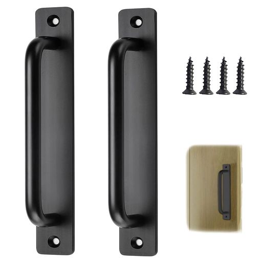 戸棚 【ドアハンドルの仕様】:長さ - 212mm。握り間距離-152mm. 穴の距離 - 192mm。 幅 - 25mm。 高さ - 37mm。2 個=取っ手、マッチングネジ付きの ドアハンドルです。 【快適な操作】: 快適なグリップの ドア取っ手、モダンなスタイル、ブラック ペイント、シンプルでエレガント、精巧で繊細、快適なタッチ感を保証します。その人間工学に基づいた設計は、より快適な使用感と他にはない利便性を提供します。 【取り付け簡単】:適切なサイズのドリルを使用してドアパネルに 4 つの穴を開け、取手を含む ドアハンドルを取り付けてネジを締めるだけです 【モダンなデザイン】: 引き戸取っ手付きの引き戸プレート ハンドルは、ご自宅のあらゆる空間に洗練されたスタイル感を加えます。 頑丈なドア プル ハンドルは、今後何年にもわたって一