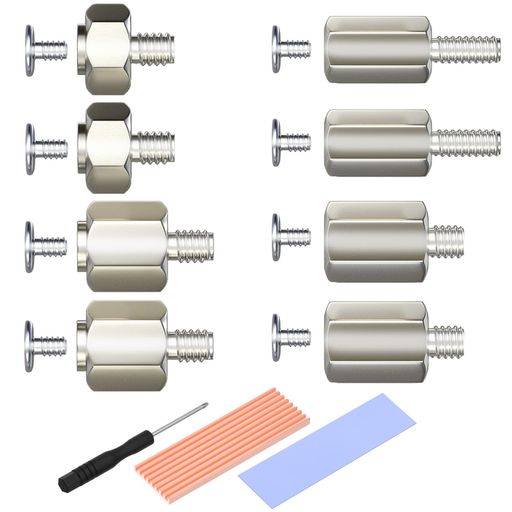 RaonllaM.2SSDネジセット銅ヒートシンク付属ASUSASRockGIGABYTEMSIマザーボードに対応M2ネジM.2SSD固定..