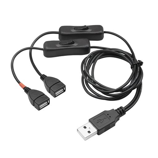 ✔【製品仕様】USB 延長ケーブル 2分岐二股コード オン/オフスイッチ付き、全長約100cmです。 ✔【優れた素材】ワイヤ24AWG、ケーブル内部は導電性に優れ、安定して接続できる高品質の銅線を採用されております。 USBスイッチのシェルは高品質の素材でできており、優れた絶縁性を備えています。 ✔【プラグアンドプレイ】USB A(オス) とA(メス)の端子が接続できます。よくある通常のUSB端子です。 ✔【機能】電源供給、データ転送をサポート。赤いチューブを付けたUSBメスは、電源充電のみ(IOSデバイスを充電できません)、もう1つはデータ転送と電源充電用(すべてのデバイスをサポート)です。 ✔【幅広適用】LEDライトストリップ、USBファン、デスクランプ、ベッドサイドランプ、ドライビングレコーダー、その他のコンピューター周辺の低電力電化製品に適しています。