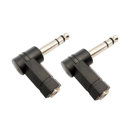 VolutyTek90度3.5mmアダプタ6.35mmオス3.5mmメスヘッドホン用1/4オス1/8メス直角コ...