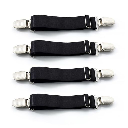 [PUTNPC]4個調節可能な弾性ブーツクリップ-伸縮性のあるウィンターグローブクリップ幼児の子供の大人の..