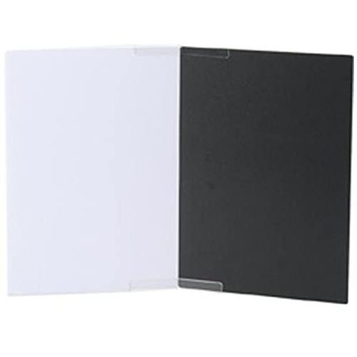 Reflex Boards - エツミレフ板反射板レフ板α2白/黒セットB3サイズ(515mmx364mm)【補助光/反射光/軽量/コンパクト】VV-82654