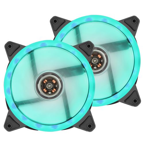 CERRXIANLED静音ケースファン120ミリメートルコンピュータファン1200RPMの高効率油圧ベアリング3ピン静..