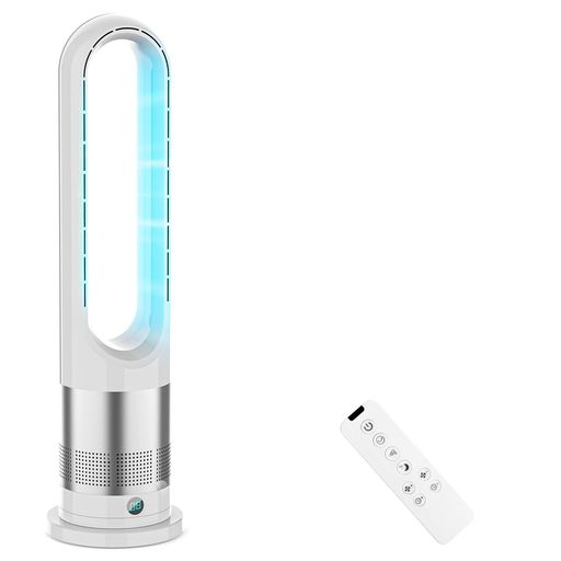 雪の結晶💦【2025最新型・DCモーター 扇風機】 羽なし扇風機 は8段階送風風量(最大35w)、微風(睡眠風)モード、強風モードを自由に切り替わりできます。さらに、DCモーター搭載して、ACモーター搭載より消費電力が少なく、電気代の節約に役立ちます。強風モードでも1時間あたりの電気代は0.91円!超省エネ節電の羽根なし扇風機 です。 雪の結晶💦【大風量・省エネ節電 タワーファン 】弊社の DCモーターファンは 環状と複数の送風口は市販の普通品より風の直進性は優れて、広い範囲に涼しく快適な風が届きます。更に省エネの設計のため従来の加熱材料(石英管など)よりも省エネ節電です。空気を循環させるサーキュレーターとして、1年中使うこともできます。 雪の結晶💦【100°自動首振り・広範囲に涼風届け】 羽根なし 扇風機 は左右100°に自動首振り機能でより広範囲に送風できるので、8-15畳の部屋に対応します。また、羽なし扇風機 を8m以内で自由に遠隔操作できて、ソファや椅子に座ったまま風量を変えたり、電源を切ったりできて便利です。暑い季節に涼しさはすばやく部屋の隅々まで充満させ、気持ちよい室内環境を作ります。