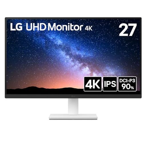 ~14 inches - LGモニターディスプレイ27US500-W27インチ/4K(3840x2160)/IPS/約10.7億色表示(8bit+FRC)/DCI-P3