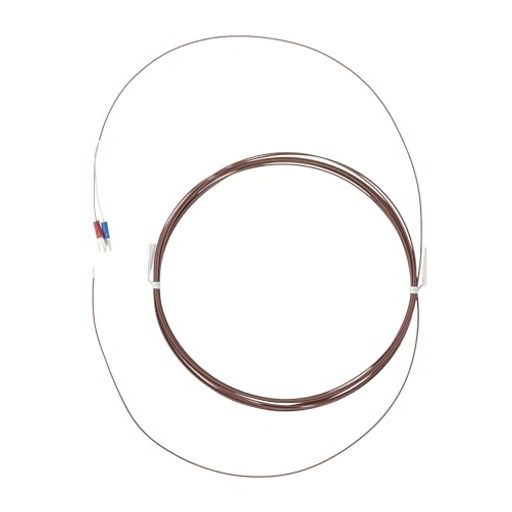 素線径:φ0.32mm・被覆熱電対線長:5000mm 被覆種類:フッ素樹脂被覆・端末:M3 許容差:クラス1 熱電対種類:T・規格:JISC1602 使用温度範囲:-40°C~200°C