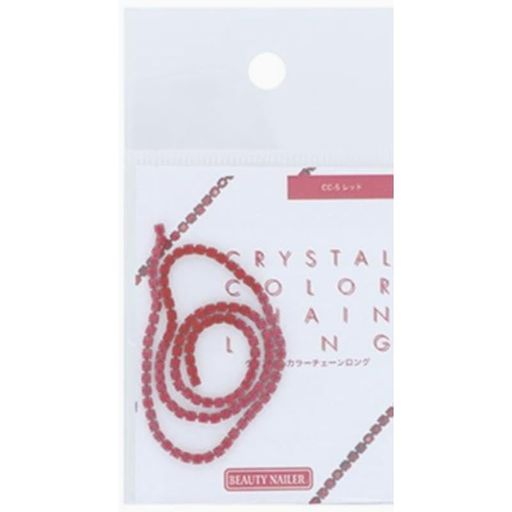 Rakuten - CRYSTAL COLOR CHAIN LONG クリスタルカラーチェーンロング 30cmCC-5 レッド