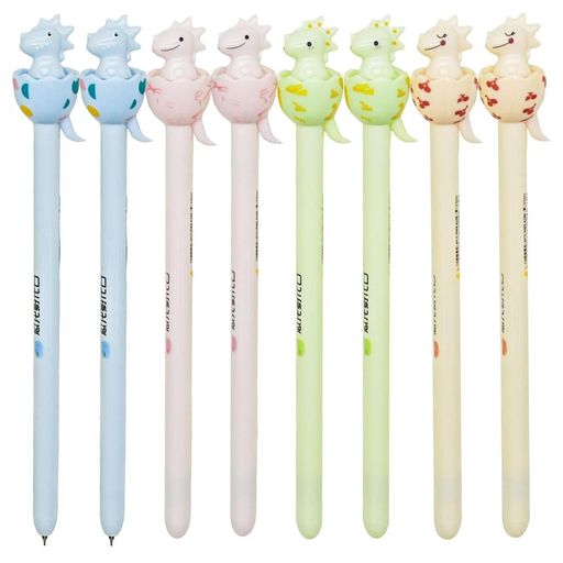 Maydahui 8本 かわいい 動物 恐竜 ボールペン 0.5mm 面白い おしゃれ かきやすい ペン 文房具 筆記用 オフィス用品 学生 子供 入学祝い 入学準備 賞品 ギフト プレゼント