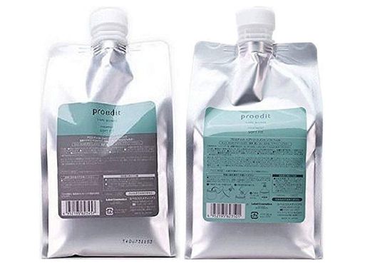 ルベルプロエディットシャンプーソフトフィット1000mL詰め替え&トリートメント1000mLセット