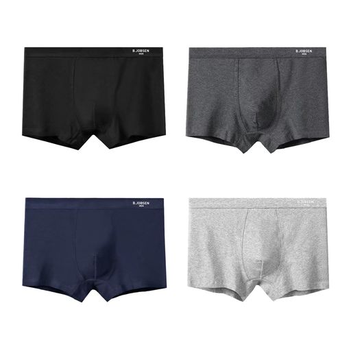 ※【サイズ】L=日本S;XL=日本M;XXL=日本L;XXXL=日本XL;4XL=日本2XL.※通常よりワンサイズ上をおすすめします。 ※【定番デザイン】爽やかなカラーコーディネート、シンプルな定番デザイン、4点セット、毎日使えるボクサーパンツです。 ※【不要なタグをなくす】直接肌に触れるので、細部までこだわる。従来の布タグをなくすことで、着用時にチクチクしない。 ※【立体設計】ボクサーパンツは前閉じ式で締め付けない立体設計で、収まりも良く、まるで何も履いていない。大切な部分を保護するために2層生地を作ります。 ※【設計理念】全体的にシンプルなデザインで、素材そのものの快適さと着用体験にこだわり、静かで自在な生活美学を伝えています。