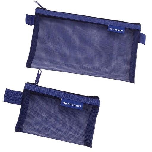 BLOOPICポーチ小さめトラベルポーチ2個セットガジェットポーチ小型小物入れメイクポーチ小さめメッシュ..