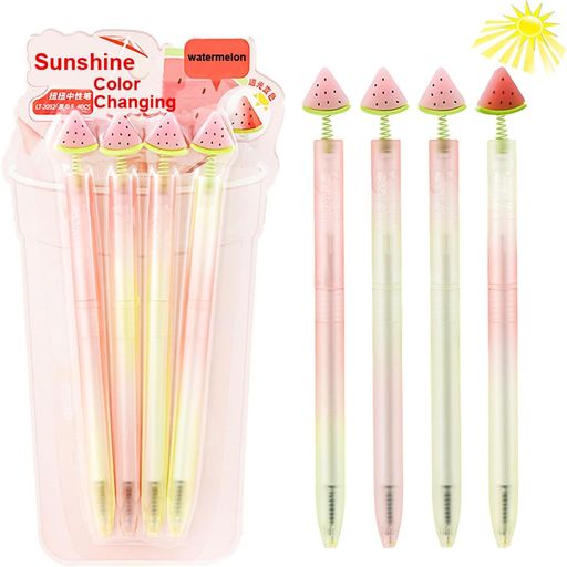 インク:黒インク/ボール径: 0.5mm 製品情報:全長約170mm/約15g,軸素材:プラスチック セット内容:4色x各色1本(合計4本セット) 特徴デザイン:耐久性があり、折れにくく、滑らかに書くことができます、ユニークなデザイン、プレミアムプラスチックシェル、軽量で、握りやすく ギフト:可愛い筆記用具系は、記念日、クリスマスや誕生日のプレゼント、また自分へのプレゼントにも