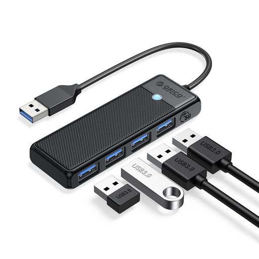 ORICOUSBハブUSB3.0USB拡張4ポート15cmケーブル軽量・コンパクトUSB増設5Gbps高速転送バスパワーMacBook/iMac/SurfacePro等ノートPC他対応テレワーク在宅勤務