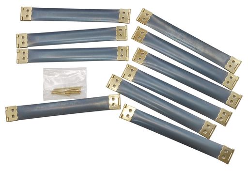 NASKA手芸材料バネ口金15mmx12cmゴールド10本入りNBD1512G