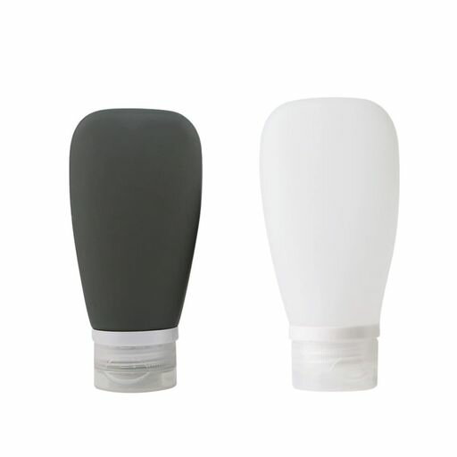 トラベルシャンプー90ml小分けボトル黒と白2色セット詰め替え容器シャンプーボトルトラベルセット化粧..