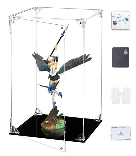 COOLTAKU フィギュアケース マグネット式前扉 アクリル 組立式 コレクションケース...