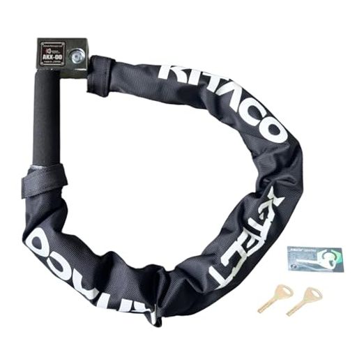 【WEB限定】キタコ(KITACO)フラットバーロックAKX-00バイクロック約3.5kg約1000mm長汎用盗難防止AZ880-000