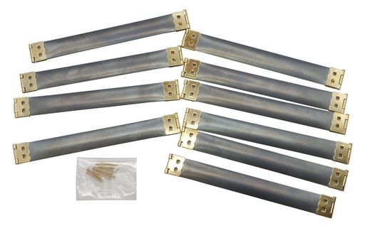 NASKA手芸材料バネ口金15mmx13cmゴールド10本入りNBD1513G