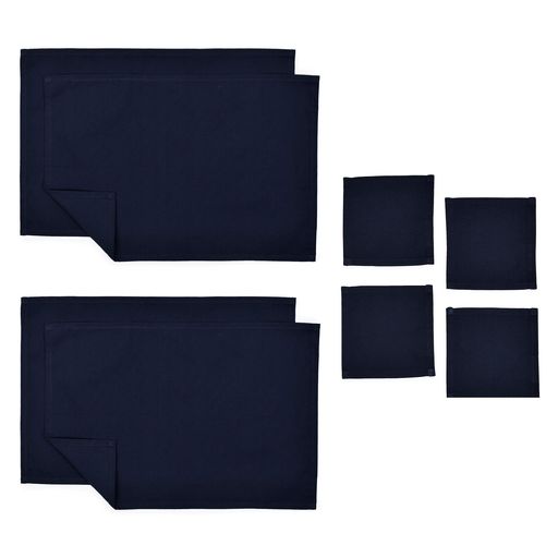 スタイルデコール(STYLEDecor)2点セットランチョンマットラミネート4枚+コースターラミネート4枚ダイニングテーブルパーティーテーブルコーディネートロイ...