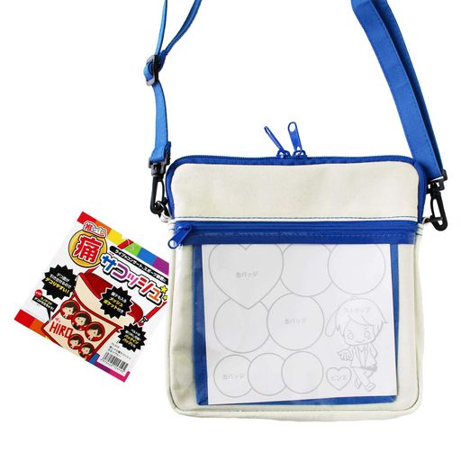 KAWAGUCHI(カワグチ)推しイロ痛サコッシュきなりブルー15-319