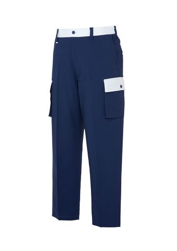 夏服ストレッチカーゴパンツ濃紺SS