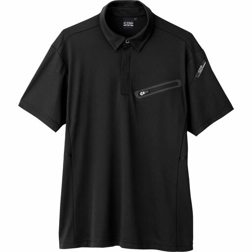 XEBEC半袖ポロシャツ6110-90-Lクロ6110-90-L