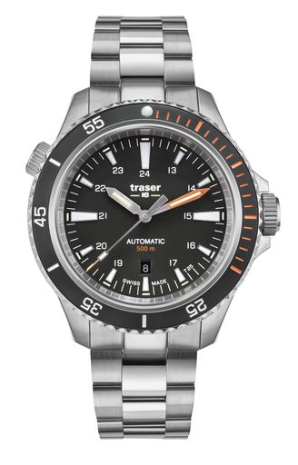 ケース幅:46mm 腕周り:160-230mm 防水:50気圧防水 デイト