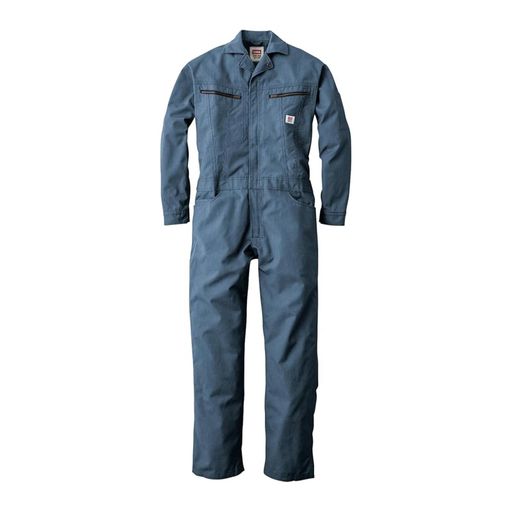 山田辰AUTO-BIEDWIN年間物つなぎ服長袖オールシーズン用ネイビーブルー31-81012NBLL