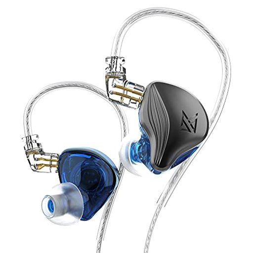 LUCKLZ KZ ZEX 静電とBD ハイブリッド技術 有線イヤホン 新しい静電技術を6.8 mm低...