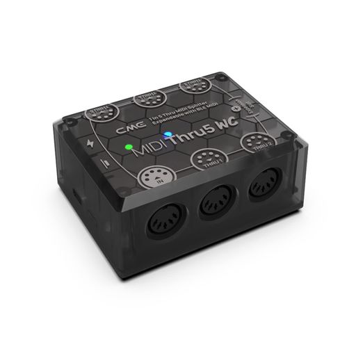 CME MIDI Thru5 WC 1入力5出力 MIDI Thru ボックス 5ピンDIN MIDI 高速データ転送