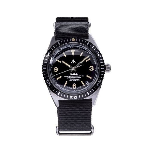 NAVALWATCHProducedbyLOWERCASE:FRXB002Blackdial/QuartzNATOStrap