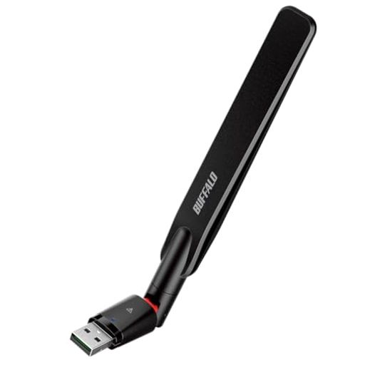 【Wi-Fi 5で高速通信】5GHz:866Mbps / 2.4GHz:433Mbpsの通信に対応した、外付けアンテナWi-Fiアダプターです。※理論値 【手軽に無線化】お持ちのパソコンの無線化や、パソコン内蔵のWi-Fi故障時の緊急対策として便利です。 【外付けアンテナ飛びが向上】3軸回転に対応した外付けアンテナにより、角度を調整し、通信速度を向上させることができます。 【安心のセキュリティー】Wi-Fiセキュリティーの新規格「WPA3 Personal」に対応しています。※Wi-Fiルーター側も対応が必要です。 【対応OS】Windows 11/10 【付属品】ドライバーインストールCD、取扱説明書(保証書)