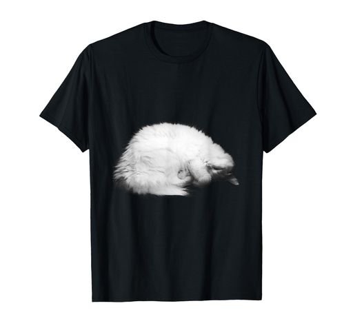 ねこ眠り猫写真Tシャツ