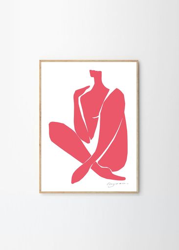 THEPOSTERCLUBポスタークラブPinkIntimacy50x70cmTinydeVries