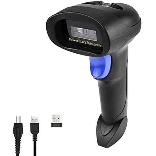 ワイヤレス1D2Dバーコードスキャナー、NetumScanポータブル自動QRコードスキャナーは、倉庫POSおよびコンピューター用のUSBレシーバーを備えたスクリーンスキャンハンドヘルドCMOSイメージ…