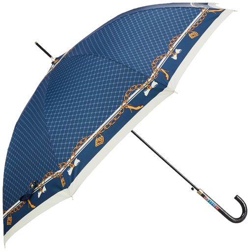 MOONBAT(ムーンバット)[スイートジャスミン]ジャンプ式長傘雨傘【遮光UV雨晴兼用】60cmレディーススカーフ風柄