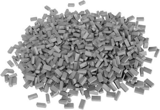 グリーンスタッフワールド(Greenstaffworld)ジオラマ素材ミニチュアレンガグレー約800個入模型用素材GS..