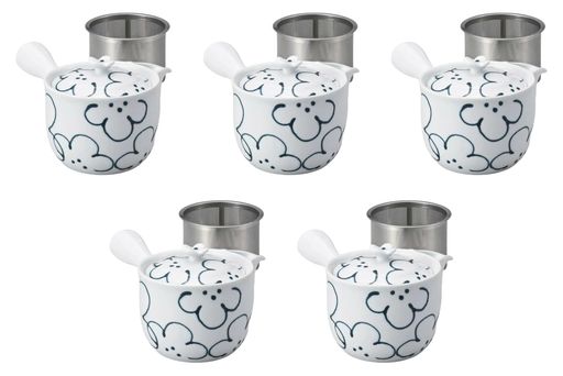 5個セット花紋SS雀口急須[9.5x9cm(325cc)]|有田焼急須有田焼セトモノホンポ(Setomonohonpo)