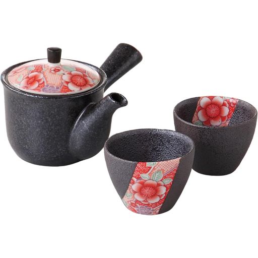 エールネット(Ale-net)急須湯呑セットペア湯呑茶こし付き京友禅急須茶器250cc磁器美濃焼