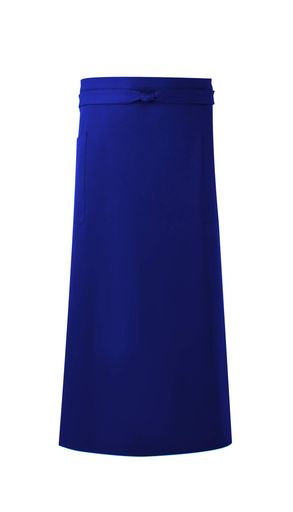 KOEI日本製ロングエプロン丈91cm食品汚れ漂白剤に強い後姿がキレイスマートヒップ仕様BW95(Rブルー)