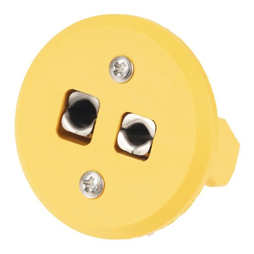 林電工(HayashiDenko)標準形熱電対コネクター用パネルマウントKタイプ黄φ37.5x26.5mmSHP-K