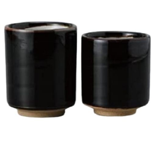 エールネット(Ale-net)天目厚口中ペア湯呑夫婦湯呑