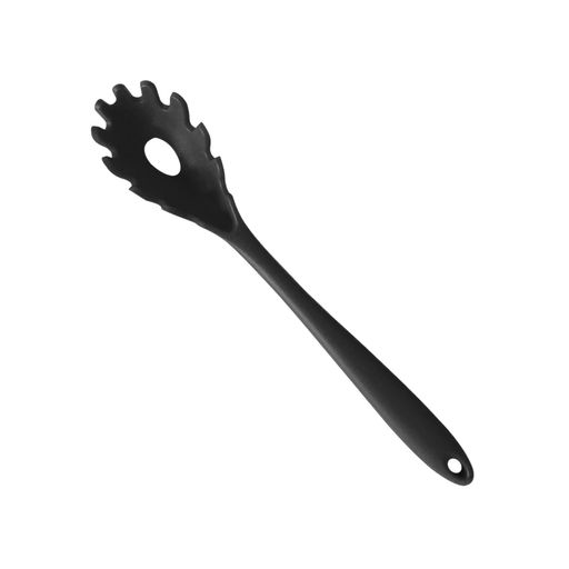【フェットゥチーネ専用クランプ】 特殊湾曲構造のナイロンクローが太さ 5mm のリングイネや幅 1cm のフェットゥチーネを丸ごと掴み上げ、盛り付け時の崩れを 0% に抑えます。 【230°C耐熱ナノコーティング】 表面にポリテトラフルオロエチレン(PTFE)をコーティングした耐熱構造で、ノンスティックフライパンやセラミックコート鍋にもダメージを与えません。 【マットブラック プロ仕様】 食品級ナイロン 12 材を使用した黒メタリック仕上げで、料理店のキッチンでも使われる耐久性を兼ね備えています。 【3 層構造断熱グリップ】 シリコーングリップ層と中空構造が熱伝導を遮断し、100°Cの湯気でも手を焼く心配なし。アンチスキッド加工で湿った手でも確実なグリップを提供します。 【オートドレン 排水システム】 麺の余分な水分を 3 秒で除去。ソースとの絡みを向上させるための職人技術を組み込んでいます。