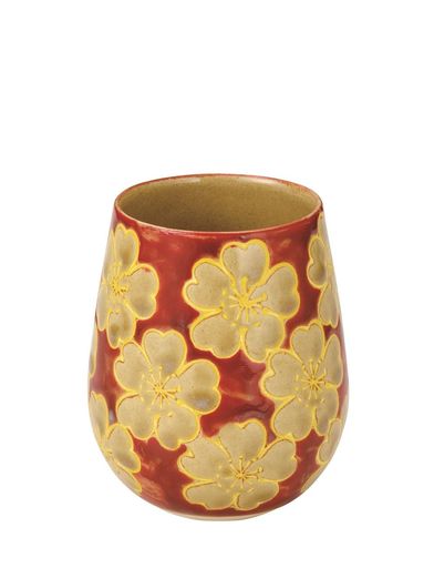 ヤマキイカイ(Yamakiikai)濃花詰コップ(赤)W549
