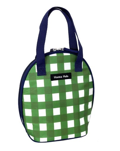 HannaHulaペットツインクーラーポーチ保温保冷/ギンガムグリーンギンガムグリーン