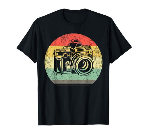 面白いヴィンテージレトロカメラ写真家の写真のギフトTシャツ