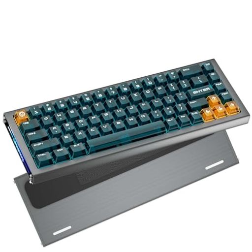 UNIQMAG ゲーミングキーボード マグレブ TMR 磁気浮上スイッチ バネなし PBTキーキャップ 68キー ラピッドトリガー 有線 0.001〜3.5mmアクチュエーションポイント調整 CNCアルミ 8Kポーリングレー…